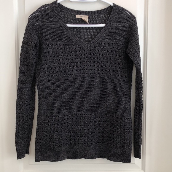 DKNY jeans dark grey knit sweater size small - Picture 4 of 5